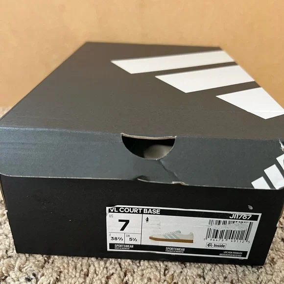 Adidas VL Court Base Sneakers Size 7 NIB - Picture 9 of 10